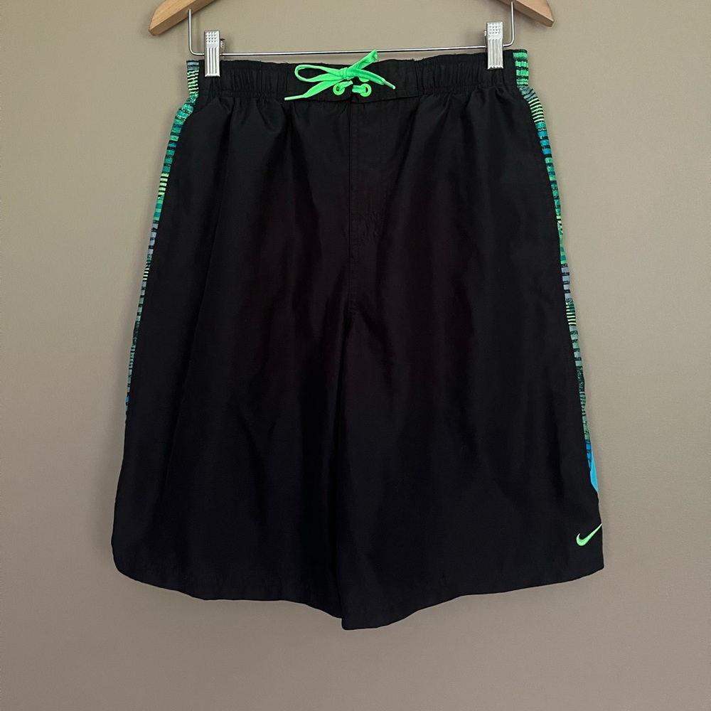 {Nike} Swim Board Shorts in Black - Mens Medium